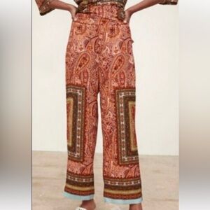 Zara stretch waist pants